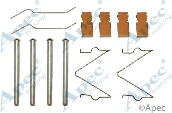 APEC KIT449 - Set accesorii, placute frana allinparts.ro