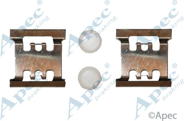APEC KIT445 - Set accesorii, placute frana allinparts.ro