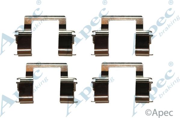 APEC KIT446 - Set accesorii, placute frana allinparts.ro