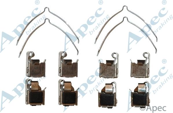APEC KIT440 - Set accesorii, placute frana allinparts.ro