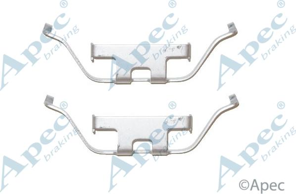 APEC KIT448 - Set accesorii, placute frana allinparts.ro
