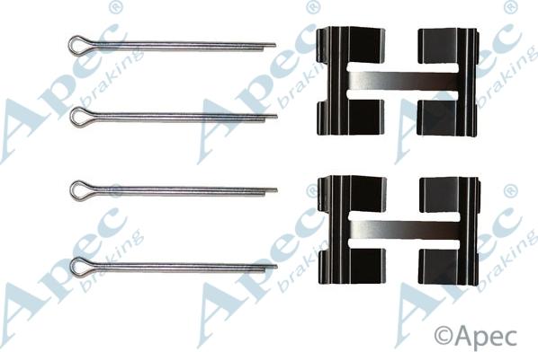 APEC KIT442 - Set accesorii, placute frana - allinparts.ro