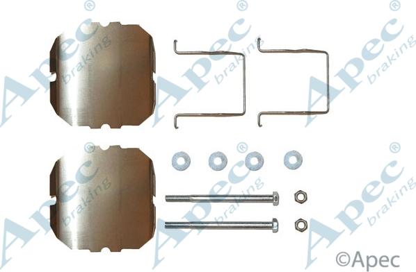 APEC KIT405 - Set accesorii, placute frana - allinparts.ro