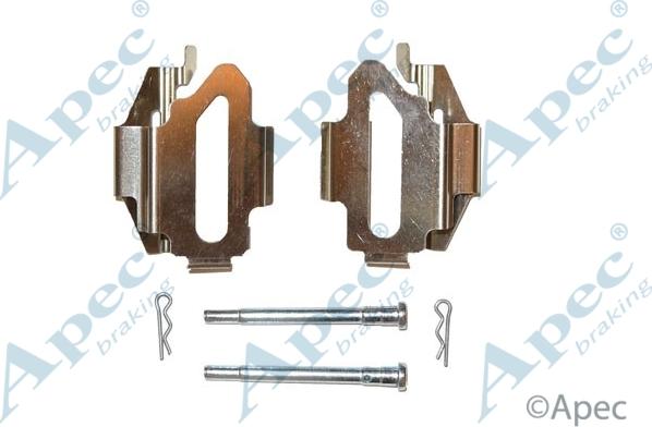 APEC KIT431 - Set accesorii, placute frana allinparts.ro