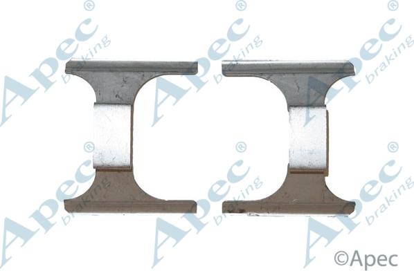 APEC KIT423 - Set accesorii, placute frana allinparts.ro