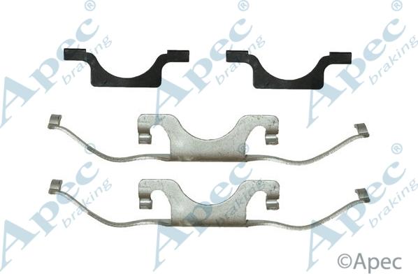 APEC KIT599 - Set accesorii, placute frana - allinparts.ro
