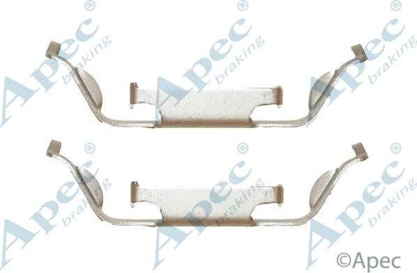 APEC KIT595 - Set accesorii, placute frana - allinparts.ro