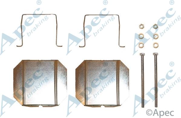 APEC KIT590 - Set accesorii, placute frana allinparts.ro