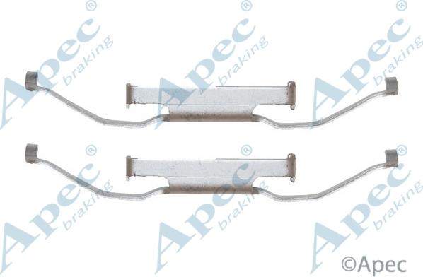APEC KIT559 - Set accesorii, placute frana allinparts.ro