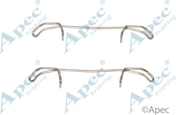 APEC KIT557 - Set accesorii, placute frana allinparts.ro
