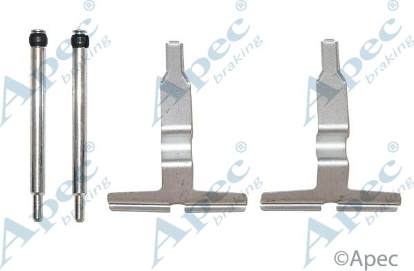 APEC KIT565 - Set accesorii, placute frana allinparts.ro