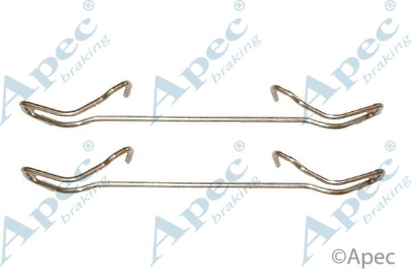 APEC KIT561 - Set accesorii, placute frana allinparts.ro