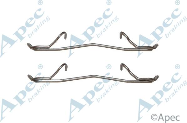 APEC KIT506 - Set accesorii, placute frana allinparts.ro