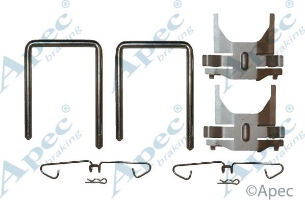 APEC KIT500 - Set accesorii, placute frana allinparts.ro