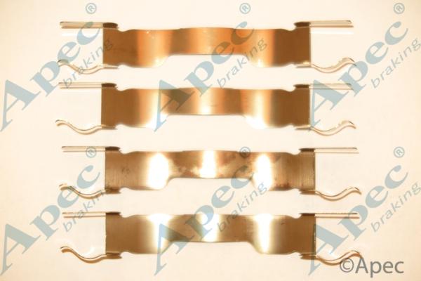 APEC KIT501 - Set accesorii, placute frana allinparts.ro