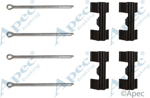 APEC KIT515 - Set accesorii, placute frana allinparts.ro