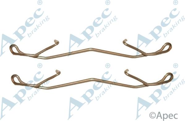 APEC KIT516 - Set accesorii, placute frana - allinparts.ro