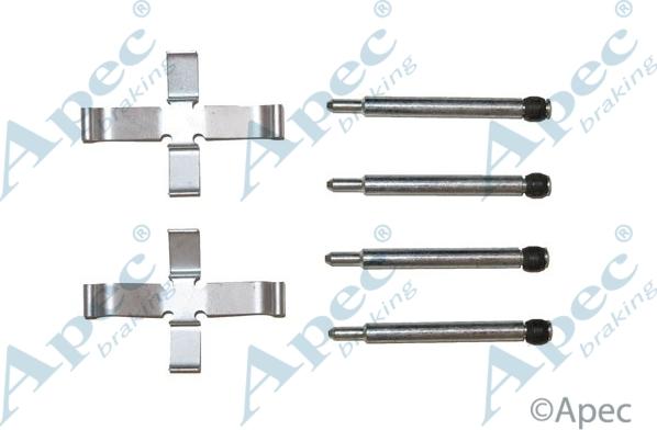 APEC KIT518 - Set accesorii, placute frana allinparts.ro