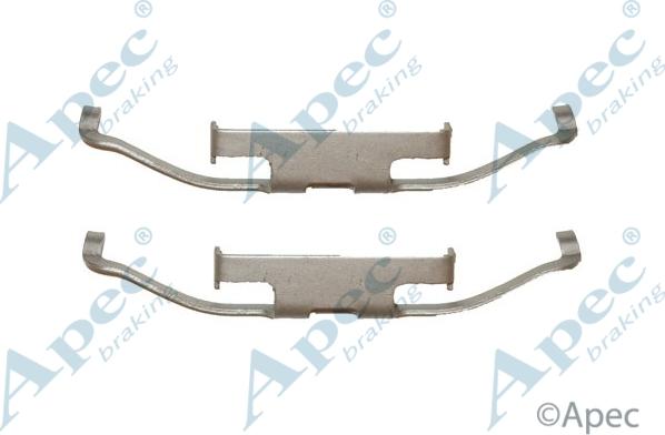 APEC KIT512 - Set accesorii, placute frana allinparts.ro
