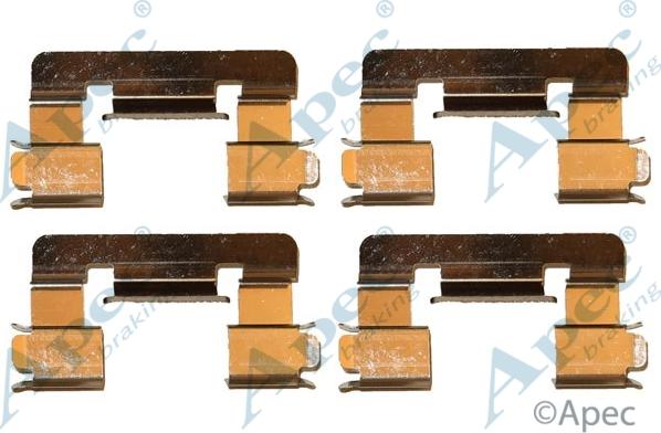 APEC KIT582 - Set accesorii, placute frana - allinparts.ro