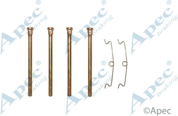 APEC KIT522 - Set accesorii, placute frana allinparts.ro