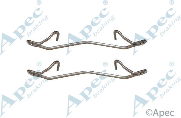 APEC KIT527 - Set accesorii, placute frana allinparts.ro