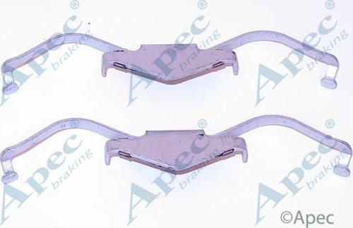 APEC KIT573 - Set accesorii, placute frana allinparts.ro