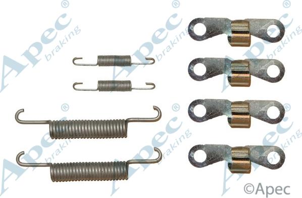 APEC KIT635 - Set accesorii, saboti frana parcare allinparts.ro