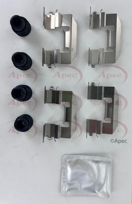 APEC KIT1443 - Set accesorii, placute frana allinparts.ro