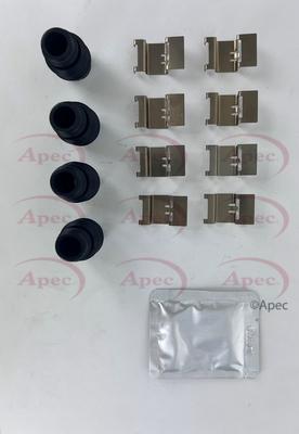 APEC KIT1458 - Set accesorii, placute frana allinparts.ro