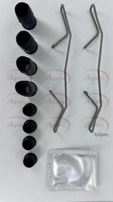 APEC KIT1438 - Set accesorii, placute frana - allinparts.ro