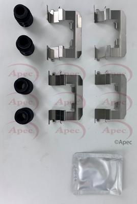 APEC KIT1424 - Set accesorii, placute frana allinparts.ro