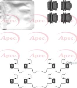 APEC KIT1549 - Set accesorii, placute frana allinparts.ro