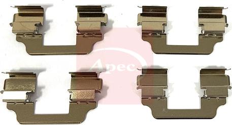 APEC KIT1546 - Set accesorii, placute frana - allinparts.ro