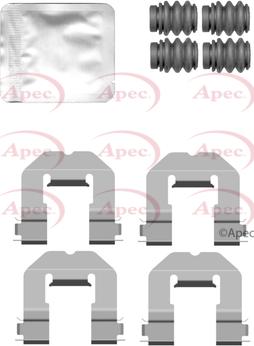 APEC KIT1555 - Set accesorii, placute frana - allinparts.ro
