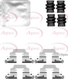 APEC KIT1551 - Set accesorii, placute frana - allinparts.ro