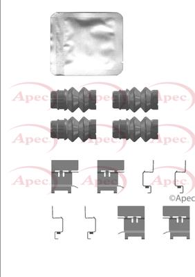 APEC KIT1517 - Set accesorii, placute frana allinparts.ro