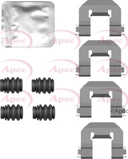 APEC KIT1522 - Set accesorii, placute frana - allinparts.ro