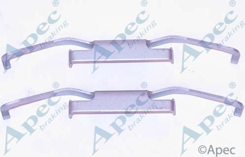 APEC KIT1099 - Set accesorii, placute frana allinparts.ro