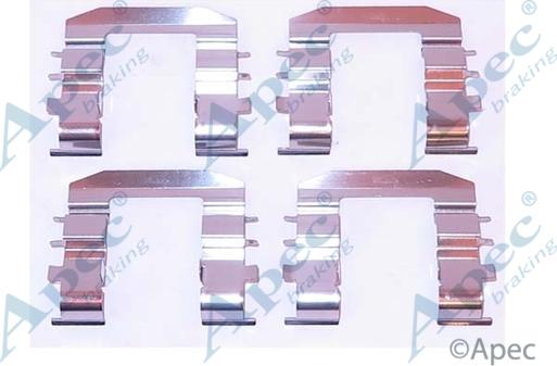 APEC KIT1094 - Set accesorii, placute frana allinparts.ro