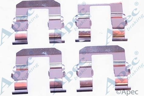 APEC KIT1093 - Set accesorii, placute frana allinparts.ro