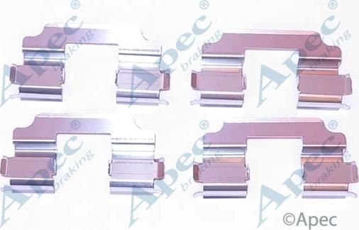APEC KIT1092 - Set accesorii, placute frana allinparts.ro