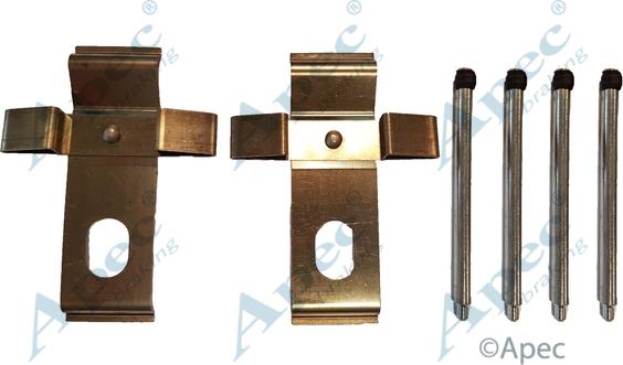 APEC KIT1045 - Set accesorii, placute frana - allinparts.ro
