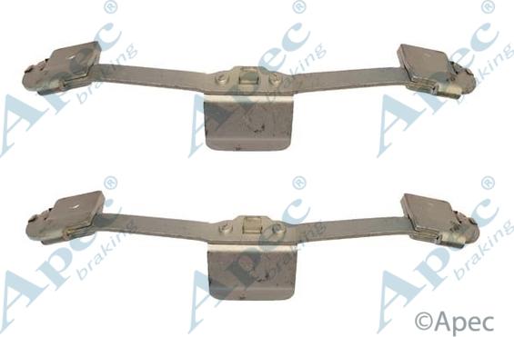 APEC KIT1040 - Set accesorii, placute frana - allinparts.ro