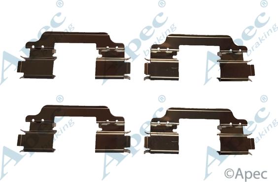 APEC KIT1066 - Set accesorii, placute frana - allinparts.ro