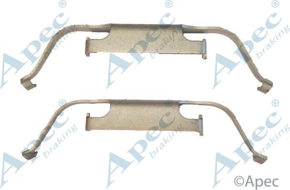 APEC KIT1063 - Set accesorii, placute frana - allinparts.ro