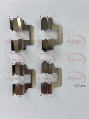APEC KIT1007 - Set accesorii, placute frana allinparts.ro