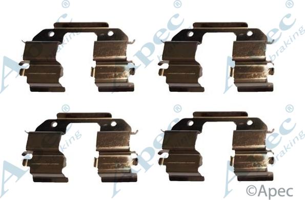 APEC KIT1019 - Set accesorii, placute frana - allinparts.ro