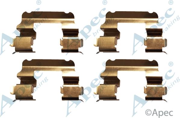 APEC KIT1085 - Set accesorii, placute frana - allinparts.ro