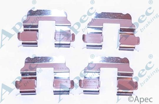 APEC KIT1086 - Set accesorii, placute frana - allinparts.ro